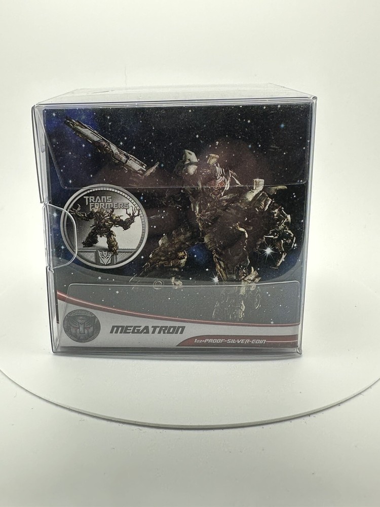 2011 Tuvalu MEGATRON TRANSFORMERS S$1 silver 1oz proof coin