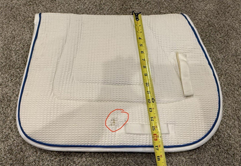 USA AMERICAN FLAG SADDLE PAD *blemish*