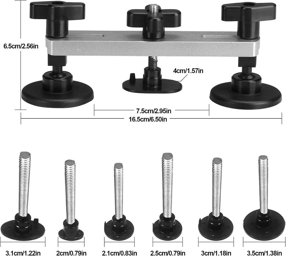 Paintless Dent Repair Kit with Bridge Puller - Effortless Dent Removal