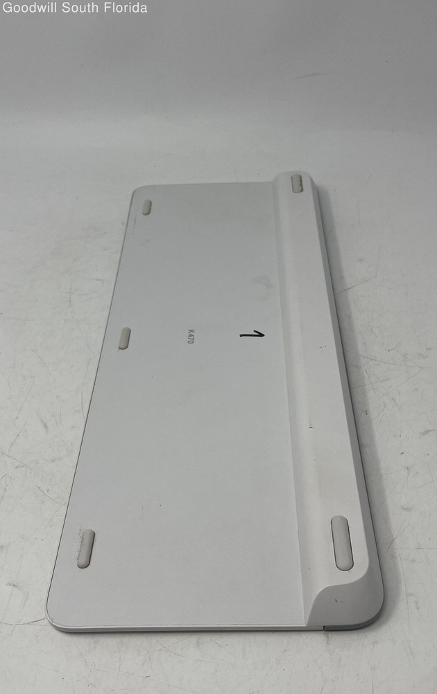 Logitech White Standard Wireless Keyboard With Mouse Not Tested