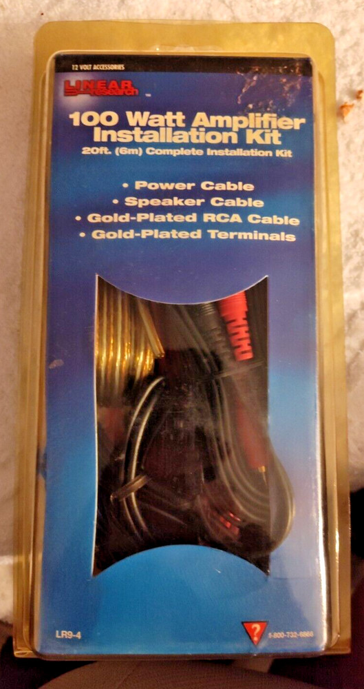 NIP Linear Research 100 Watt Amplifier Installation Kit