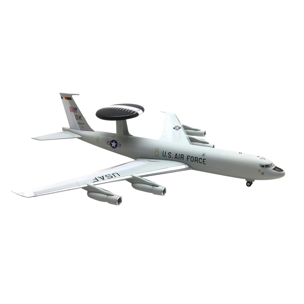 1/200 Scale US E-3 E3 Sentry AWACS High Simulation Plane Model Alloy+ABS Plastic