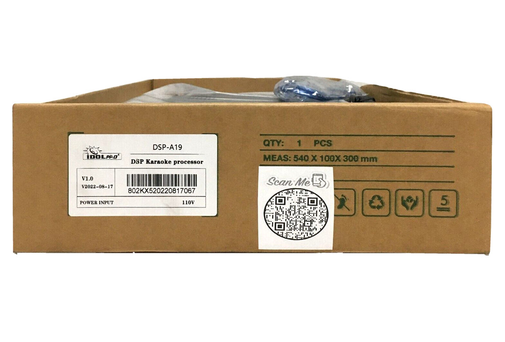 IdolPro Karaoke Processor, Multiple Professional Effects, Built-in Wifi, DSP-A19