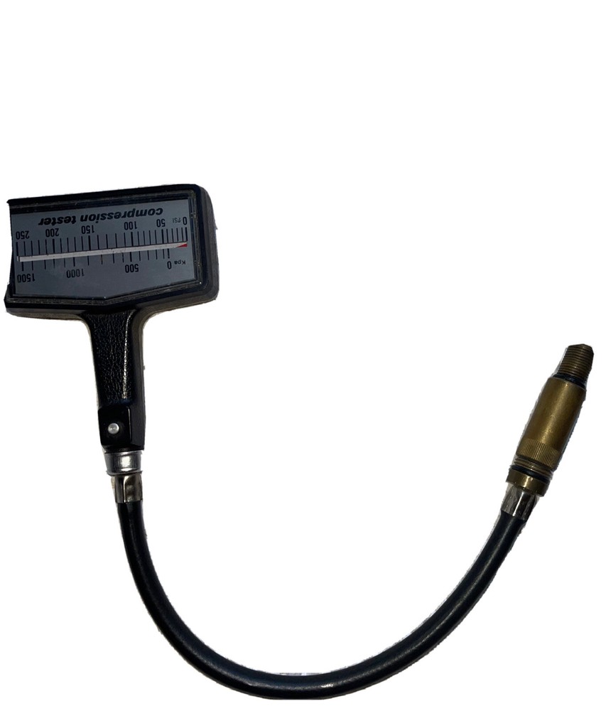 Vintage Classic Car Engine Compression Tester SAE Threads