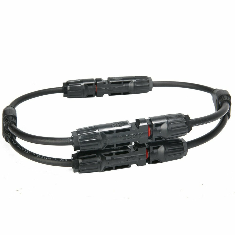 2PCS 30A Y Type Solar Panel Cable for FFM MMF PV Wire Connector T Splitter Tools