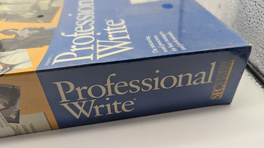 Professional Write Word Processing Software v 2.2 IBM DOS 5.25" Disks VINTAGE