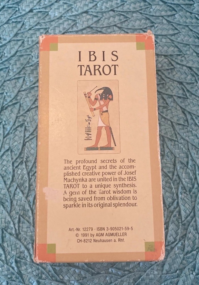 IBIS Tarot Deck 1991 Josef Machynka Complete Deck with Card Reading Handbook