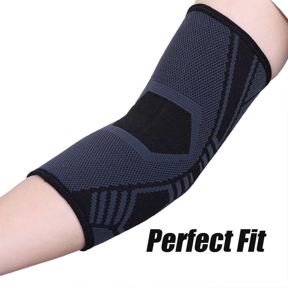 2* Elbow Brace Compression Support Sleeve Arthritis Tendonitis Reduce Joint Pain