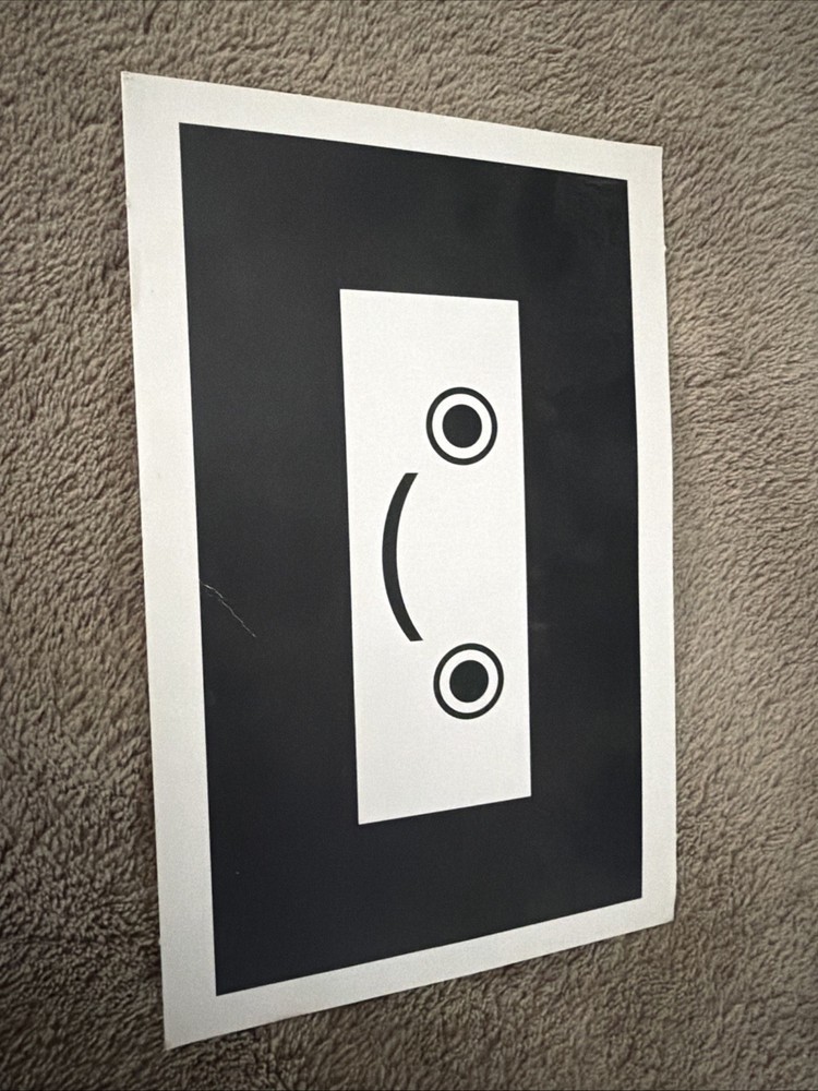 XBOX 360 Accessory  - “Kinect Sensor Calibration Card” - Requires Kinect Sensor