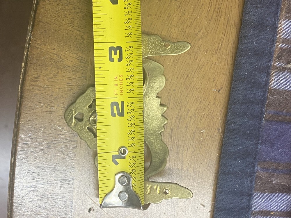 Brass Victorian Ornate Drawer Pull