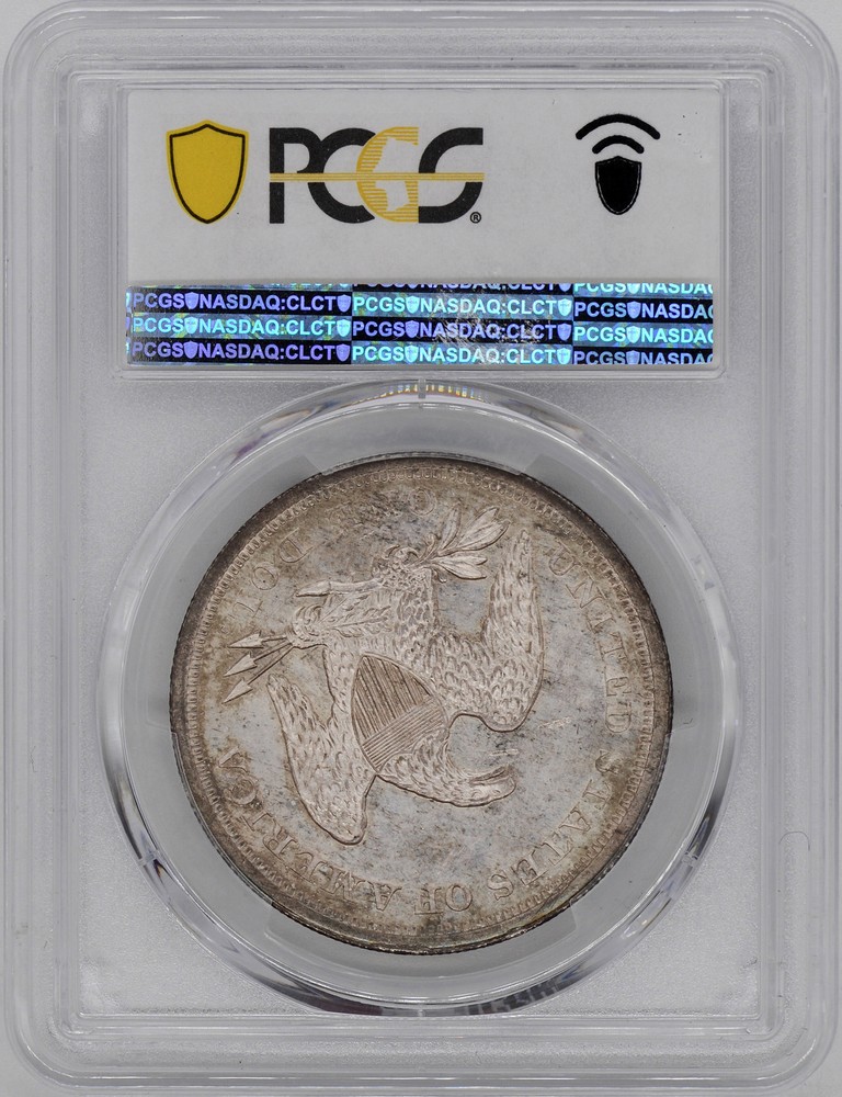 1843 LIBERTY SEATED S$1 PCGS MS 64
