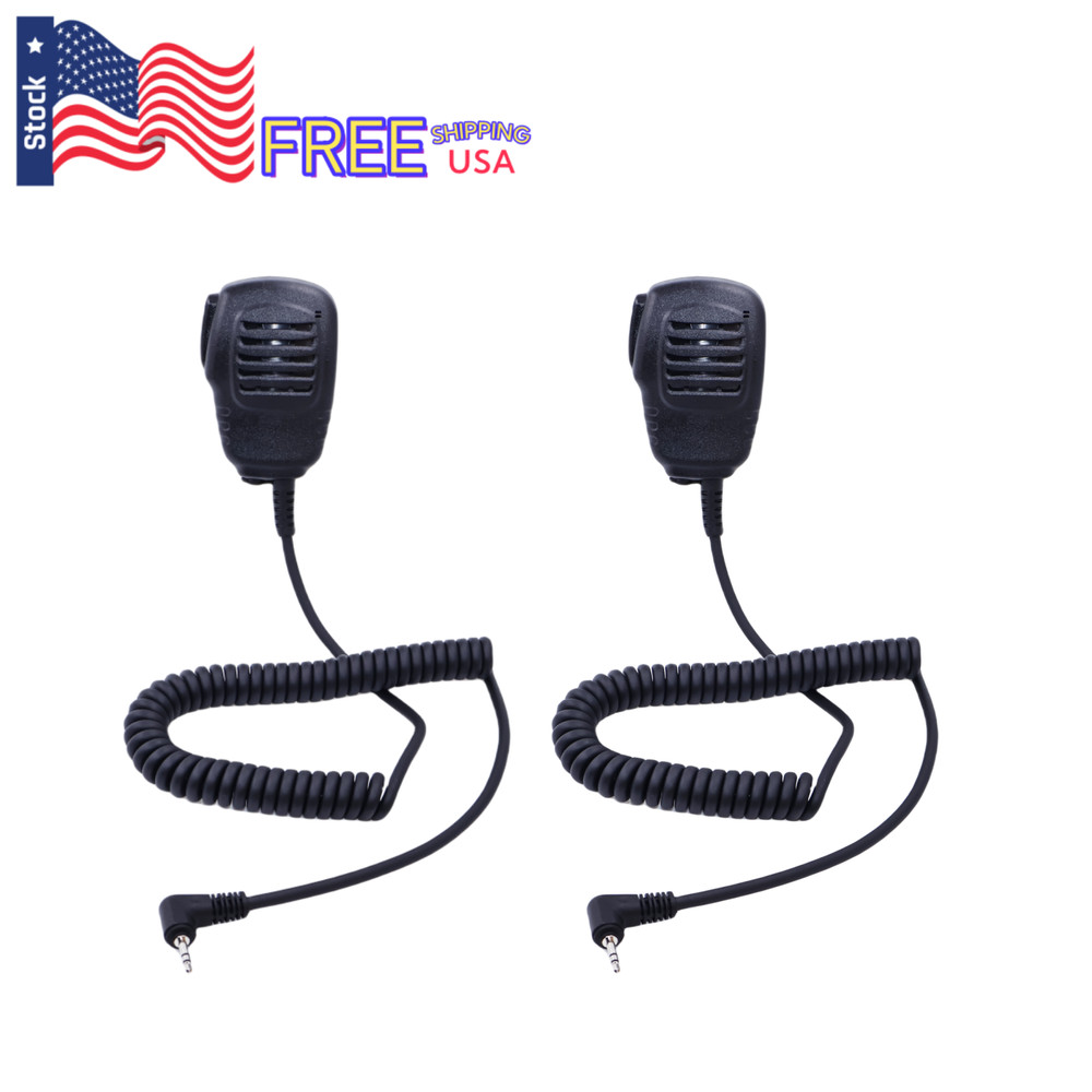 2.5 Jack Plug Handheld Shoulder Speaker Mic Microphone Compatible with Motorola