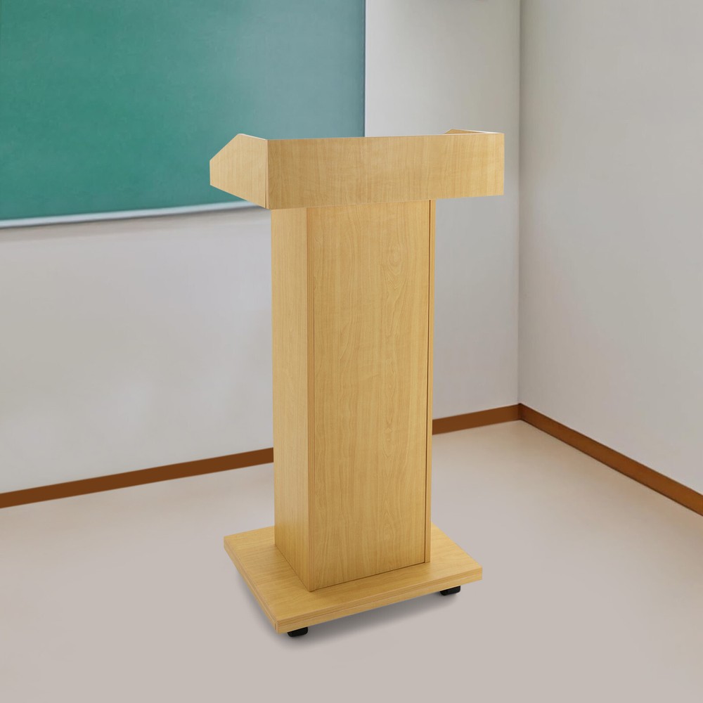 Portable Mobile Presentation Stand with Storage, Ideal for Classroom & Office