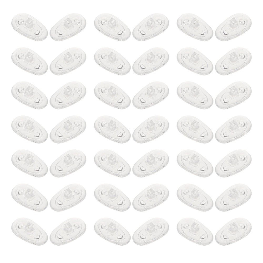 30 Pairs Professional Silicone Nose Pads Replaceable Eyeglass Pads