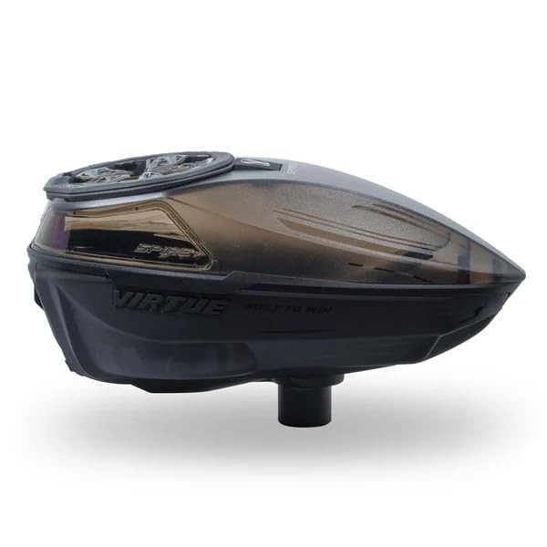 Virtue Spire V Paintball Loader Crystal Smoke Black