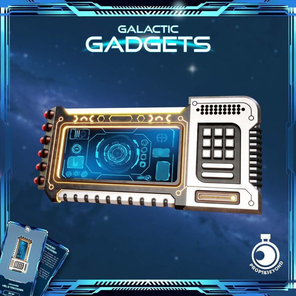 Advanced Hel-3 Tricoder | 3d Printed | Props&Beyond - Galactic Gadgets