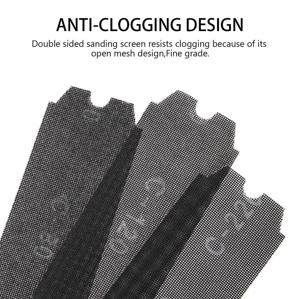 Professional Double-Sided 18 PC Drywall Sanding Sheets - Convenient Mesh Design