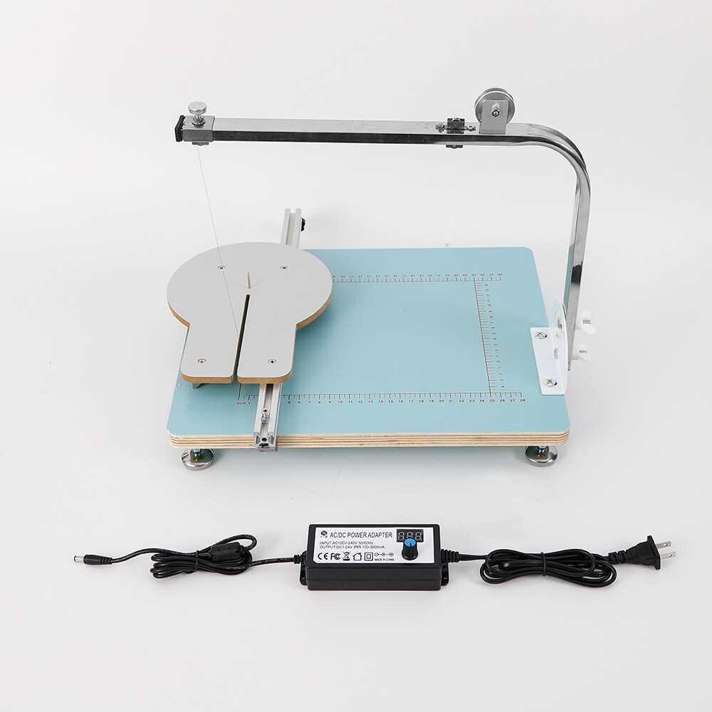 Electric Hot Wire Foam Cutter Table Styrofoam Forms Cutting Tool +Cable