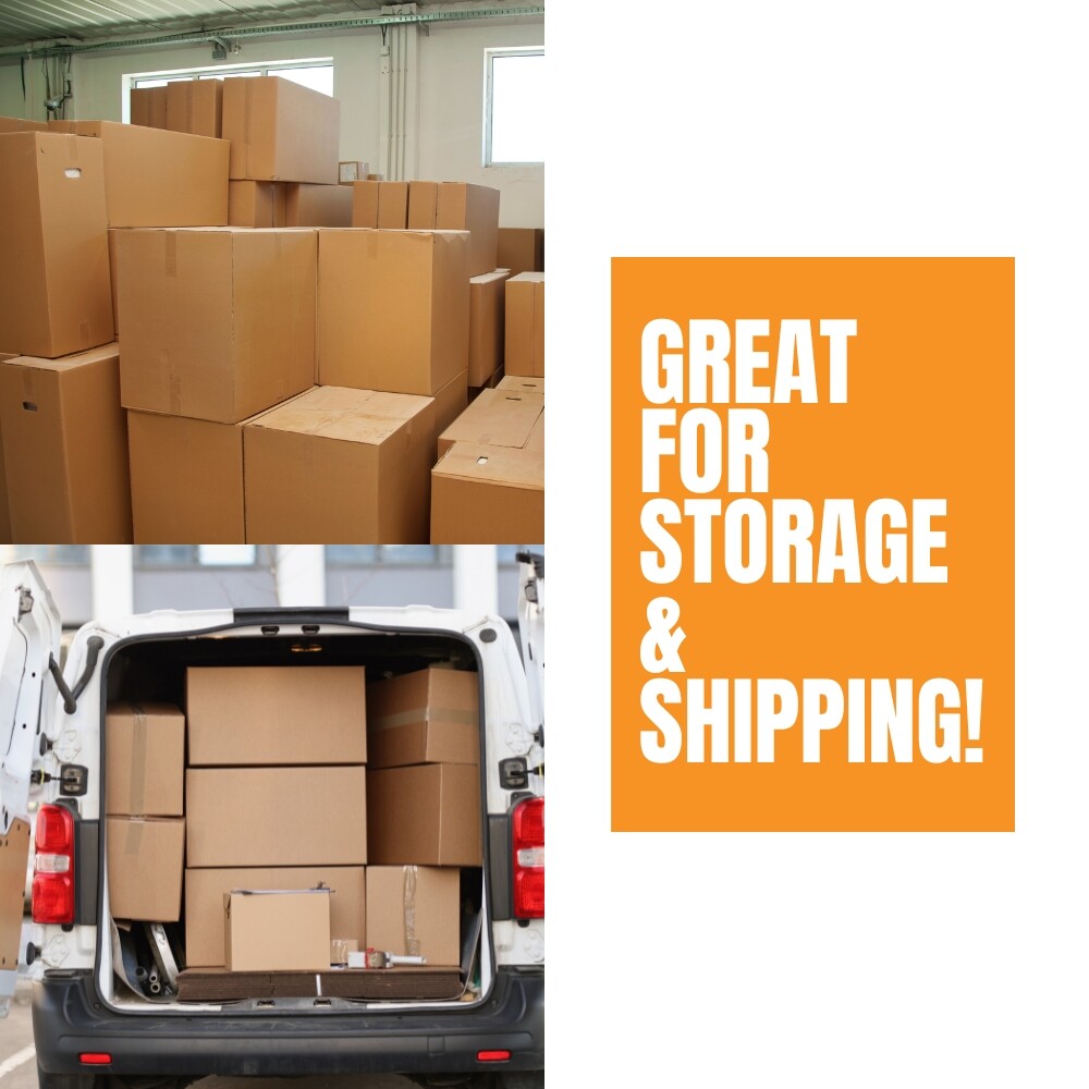 20 x 12 x 6" Flat Corrugated Boxes, ECT-32 Brown Shipping/Moving Boxes 25/Bundle