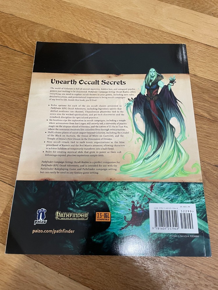 Pathfinder RPG: Occult Realms D&D 3.5