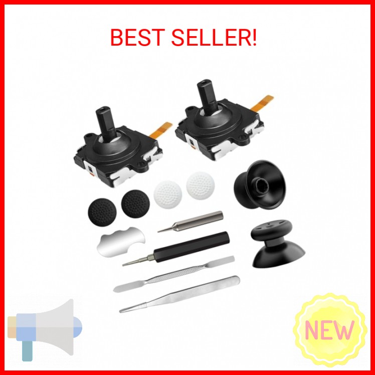 Joystick Replacement Kit for Oculus Quest 2 Controller, Repair Kit for Me-ta Que
