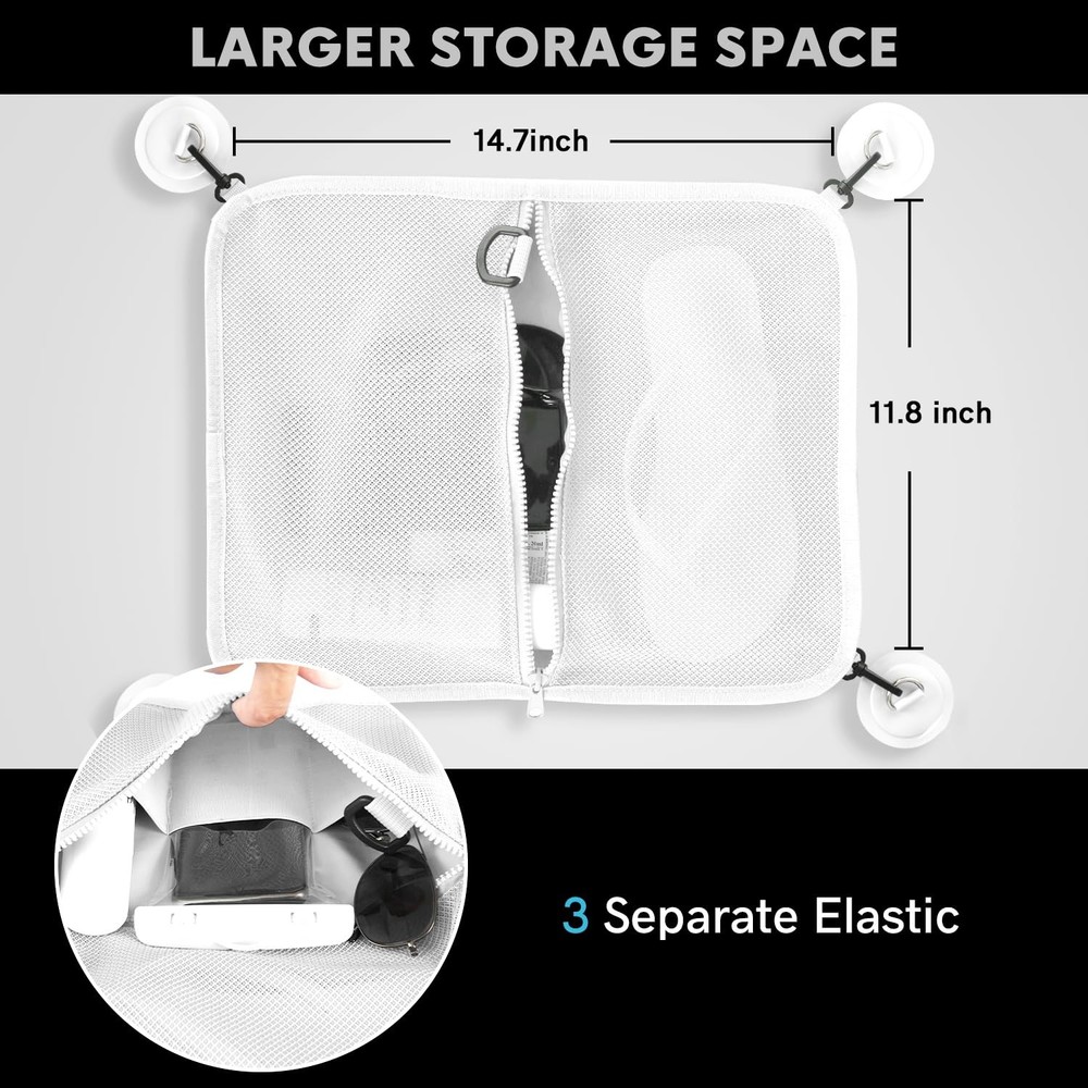 Paddle board Deck Bag, Sup Accessories Mesh Storage Deck Bag