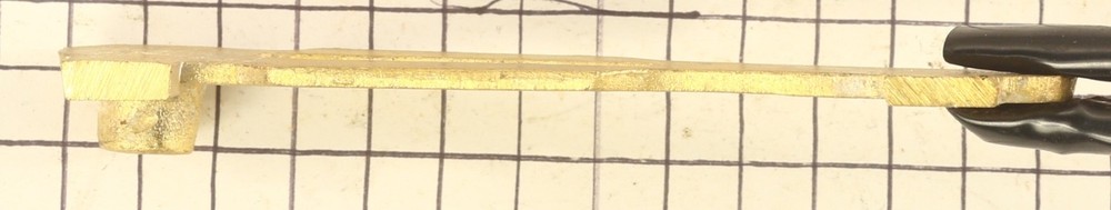 brass casting for Brown Bess trigger plate 106