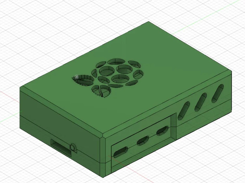3D Printed Raspberry Pi 5 Snap Fit Case