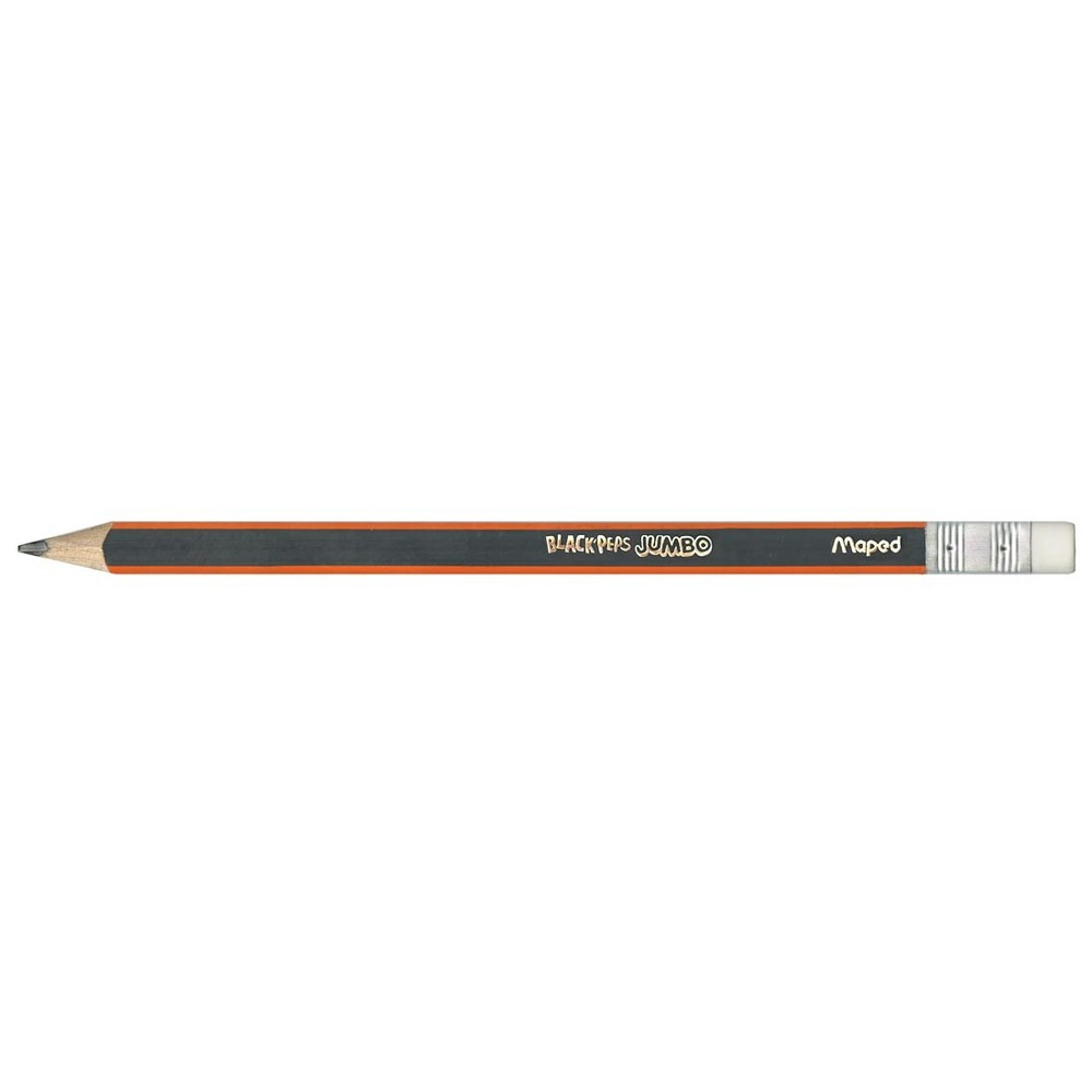 Maped Black'Peps Jumbo Pencils 12-Count