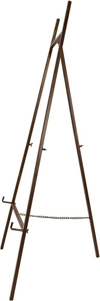 Metal Easel Stand with Chain Support for Mirror,Iron Floor Easels for Display
