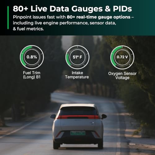 FIXD Bluetooth OBD2 Scanner for iPhone & Android - Diagnostic 1 Pack, White