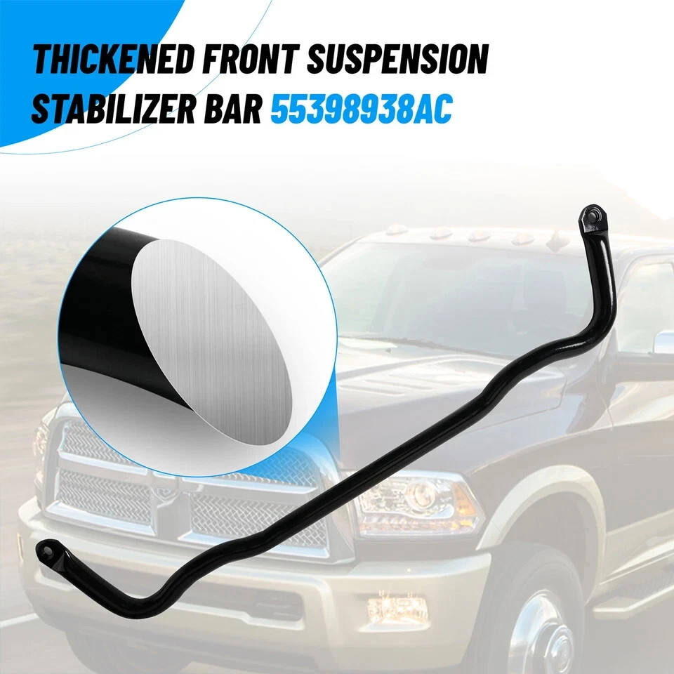 Front For 2011-2018 Ram 1500 4WD Stabilizer Sway Bar & Pair Stabilizer Bar Link
