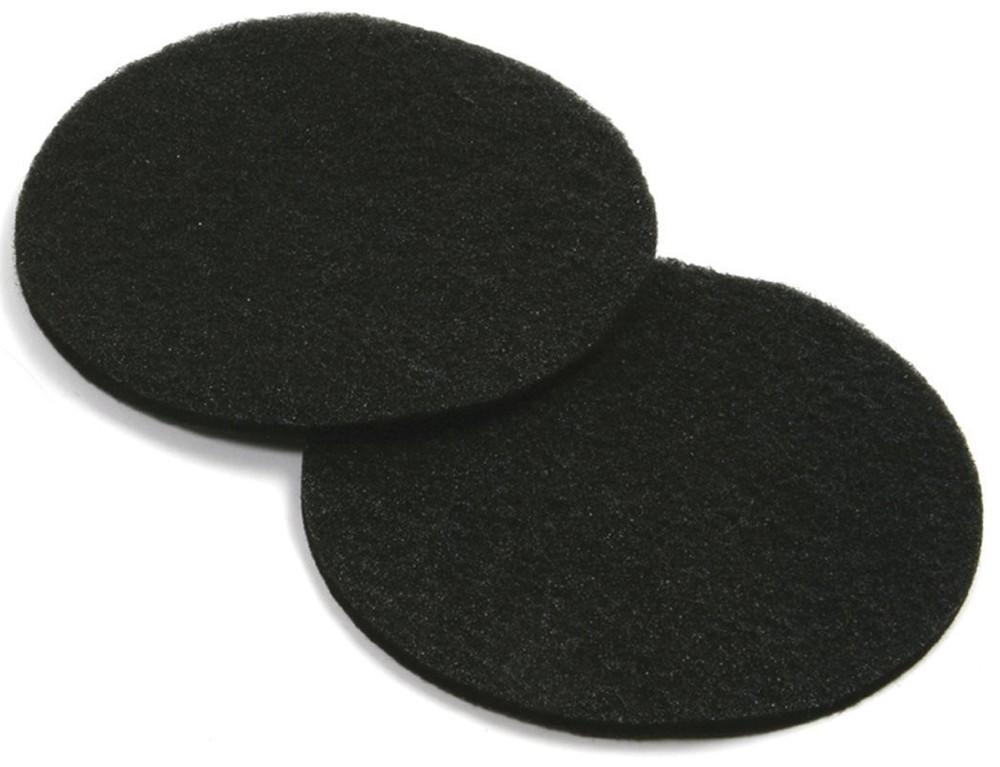 Norpro Replacement Filters for Ceramic Compost Keeper, 2 One Size, Black