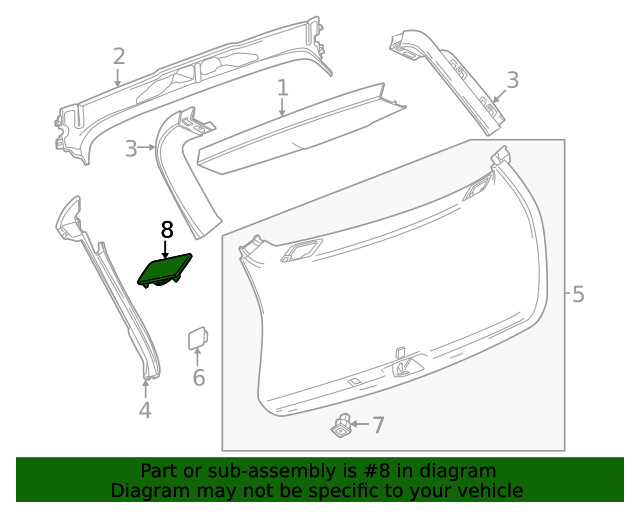 Genuine GM Speaker Grille 86582324