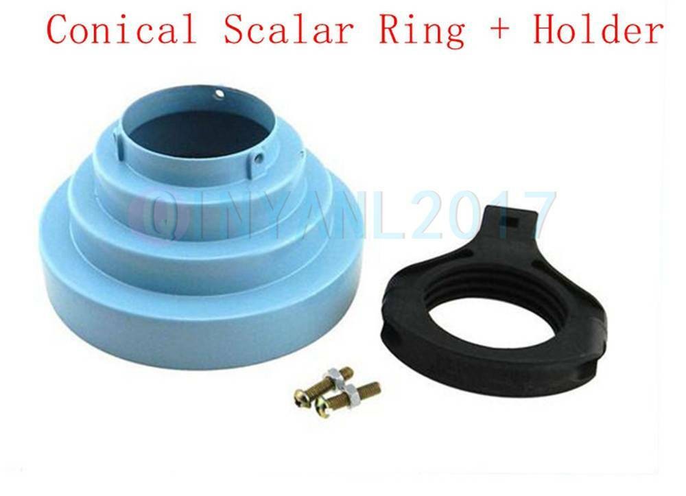 1PC New with C Band LNB Holder bracket 65MM diameter Conical Scalar ring
