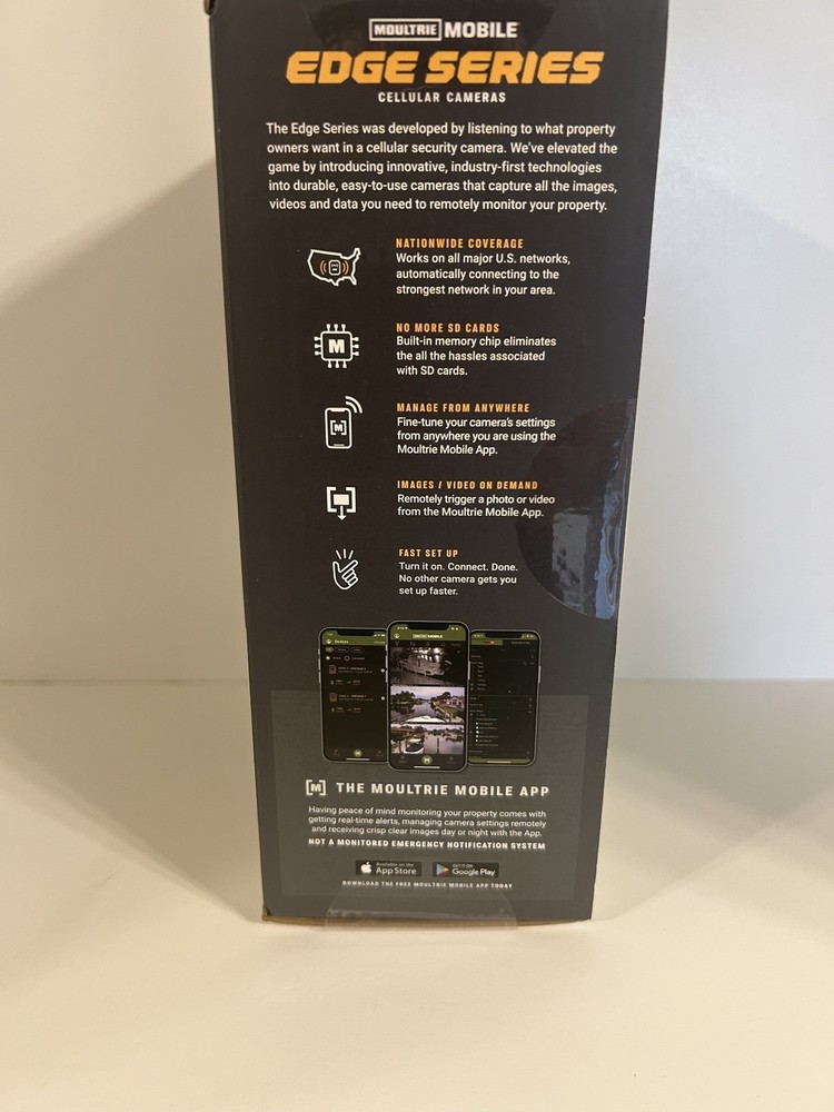 Moultrie Edge 2 Game Camera Cellular Security Trail Camera - FREE SAME DAY SHIP!