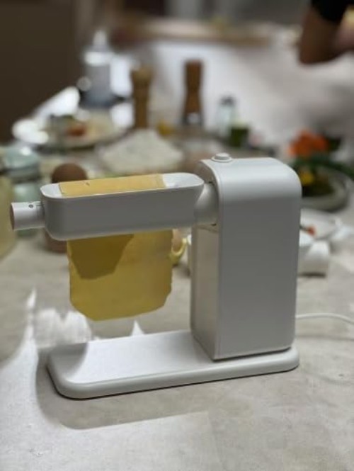 Electric 3-in-1 Pasta Maker Machine Includes Rollers Cutters White