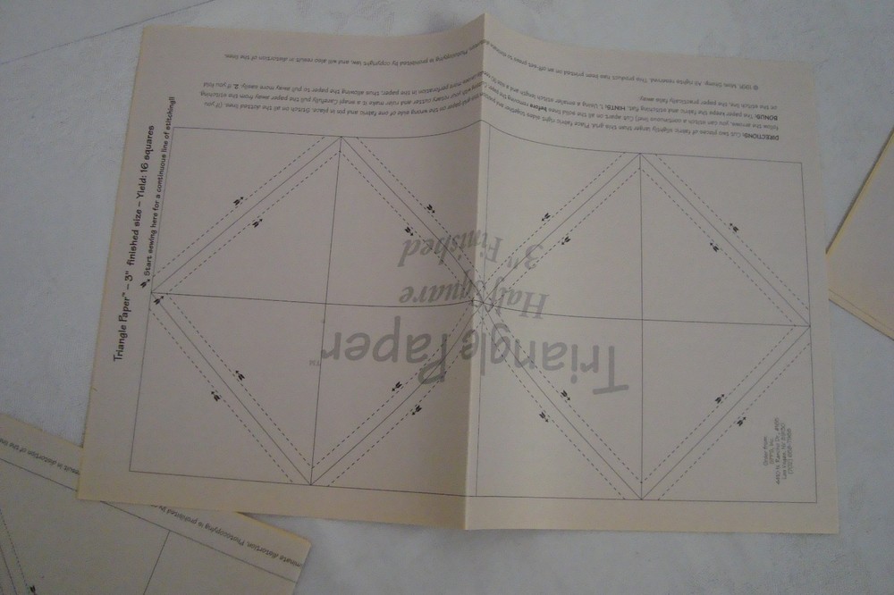 Half Square Triangle Paper ~ Variety Pack ~ READ