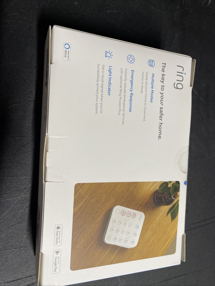 Ring Alarm Keypad (2nd Gen) with Adapter - White