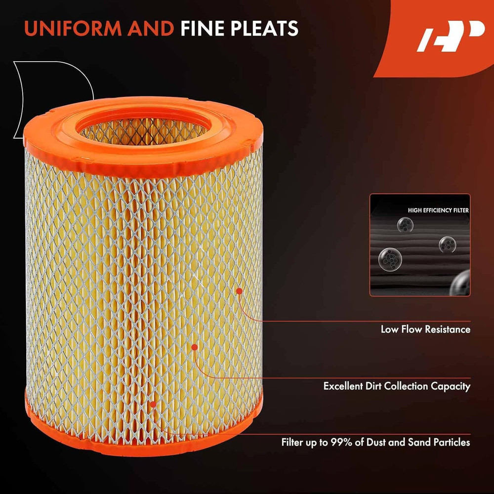 Engine Air Filter Compatible with Dodge Caliber 2008-2009 2.4L