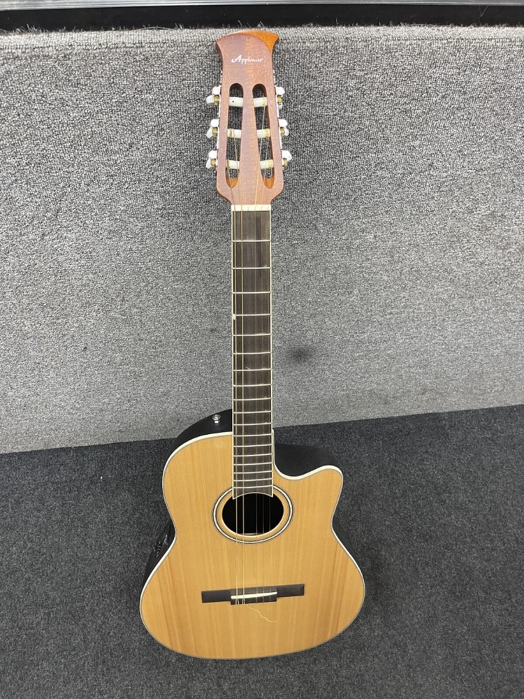 OVATION APPLAUSE STD MID NYLON CEDAR, NAT SAT AB24CC-4S sealed NEW