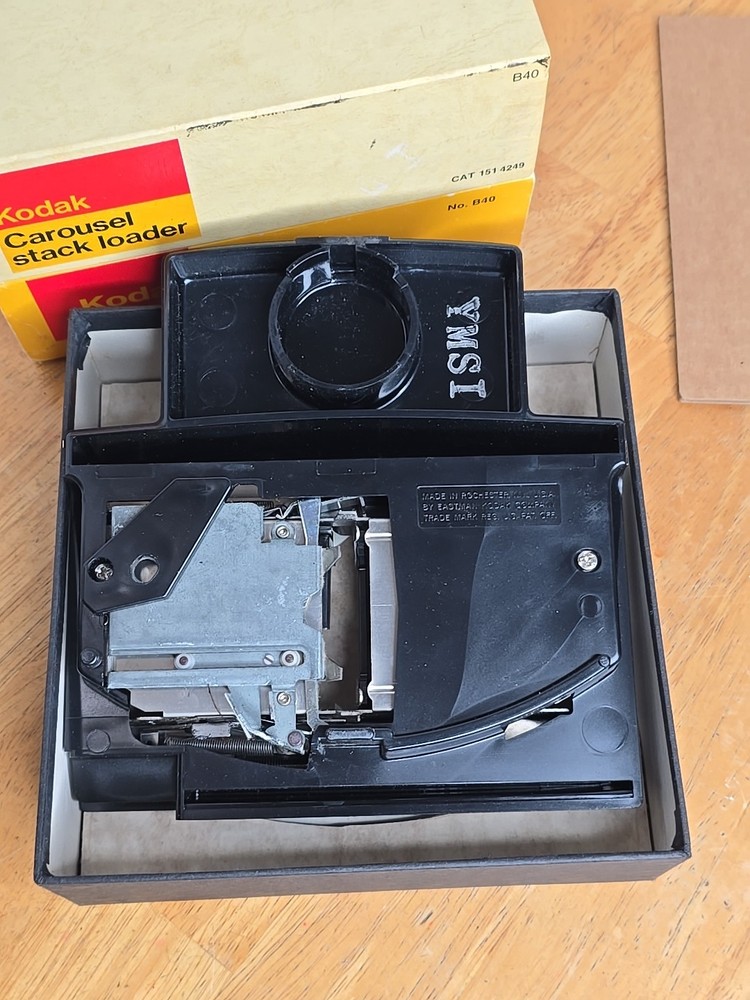 Kodak Carousel Stack Loader B40 Slide Projector Accessory w/ Original Box