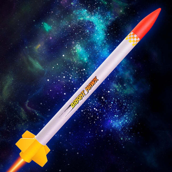 Quest Flying Model Rocket Kit Bright Hawk QST 1017