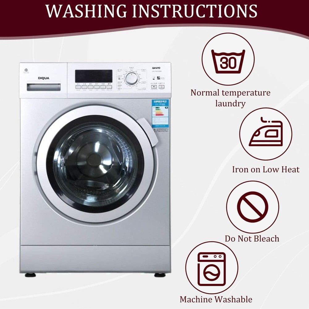 6 Pack 6FT Spandex Table Covers Washable Resistant Fitted Rectangle Tableclot...