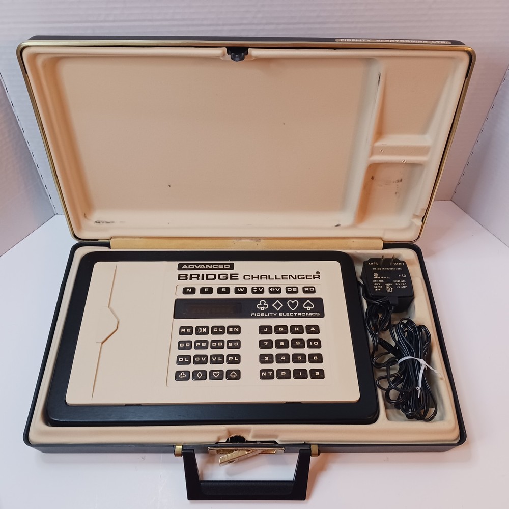 Fidelity Electronic Bridge Challenger Bidder Advanced Game Computer Vintage