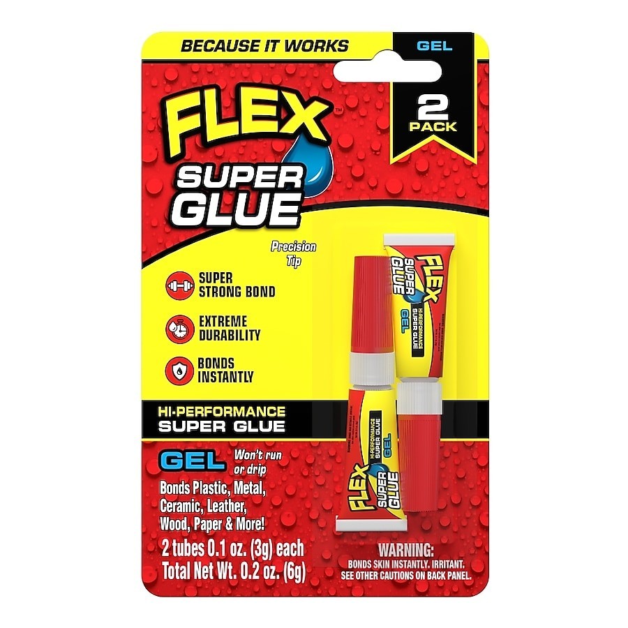 Flex Seal 2 -Pack 3-gram Gel Super Glue