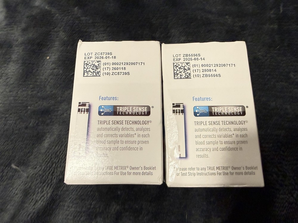 TRUE METRIX BLOOD GLUCOSE TEST STRIPS 2x 50 COUNT BOX 100 TOTAL