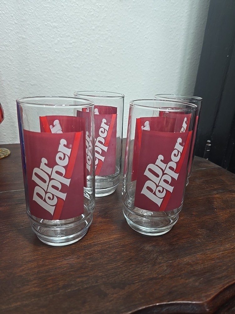 Dr Pepper Drinking Glasses