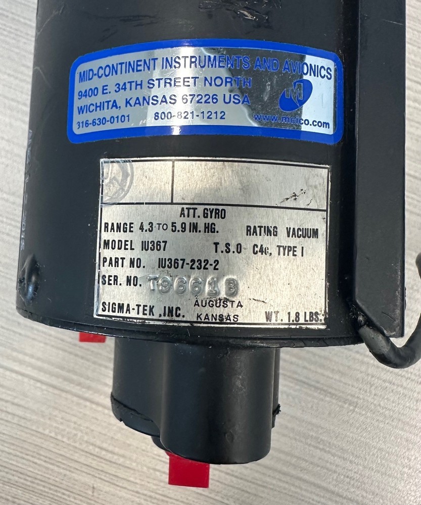 Sigma Tek IU367 Attitude Gyro