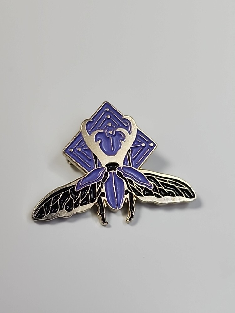 Purple Bug Lapel Pin